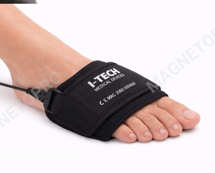 fascia mag 2000 a tre solenoidi posizionata all'avampiede