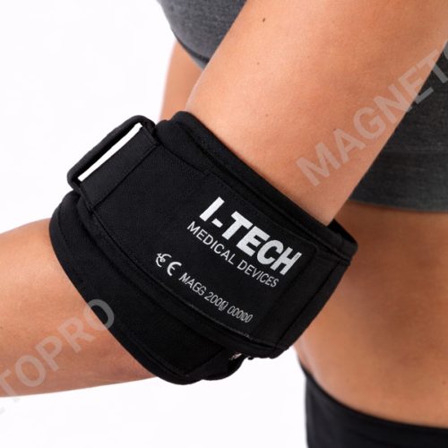 Fascia Mag 2000 posizionata su gomito