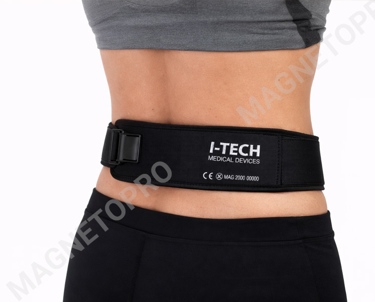 Fascia Mag 2000 posizionata su zona lombare