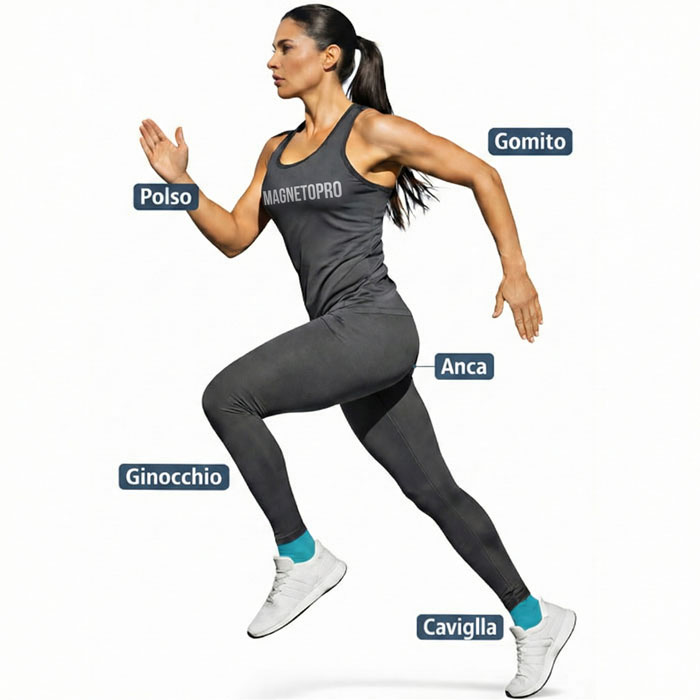 Punti applicazione Magnetoterapia